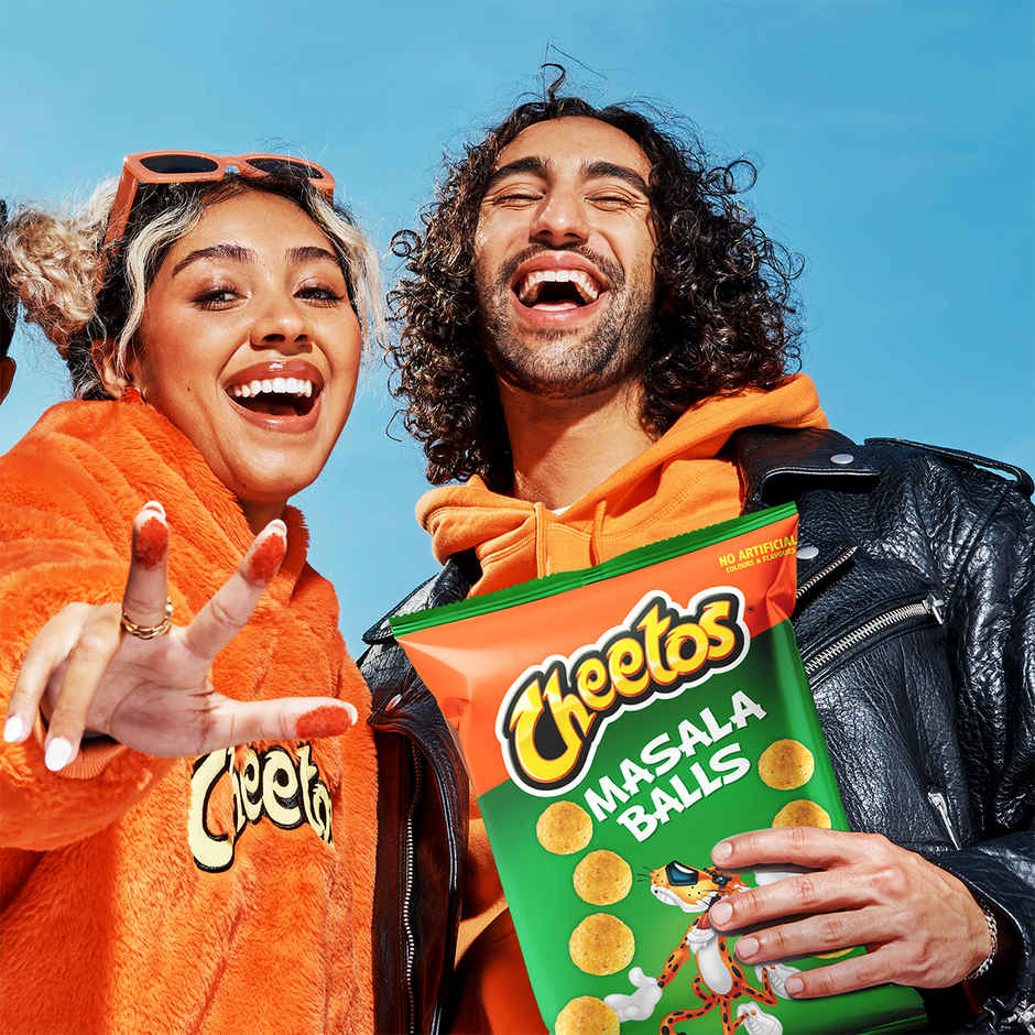 Cheetos Masala Balls, Crispy Chips & Snacks 84 g Combo