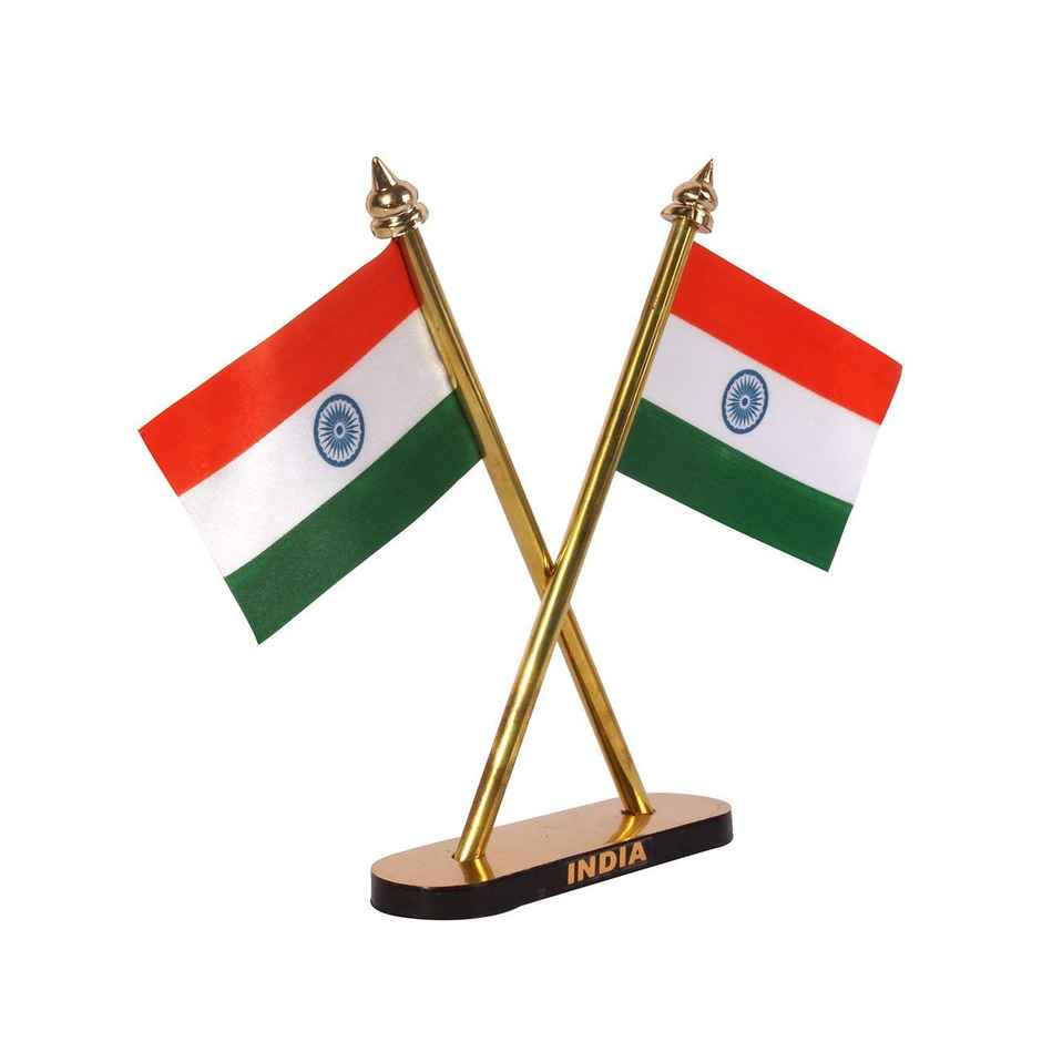 Indian Flag Table Cross | Bright Storey