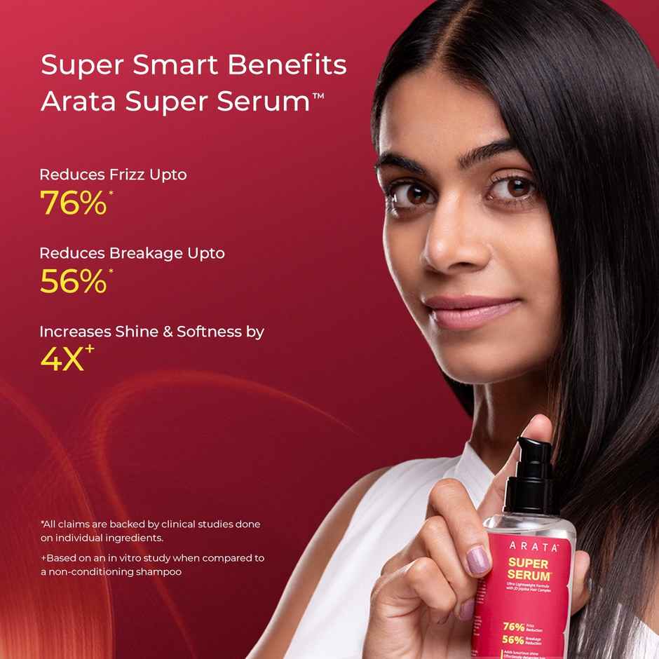 Arata Super Serum (Lightweight & Anti-Frizz, Adds Shine)