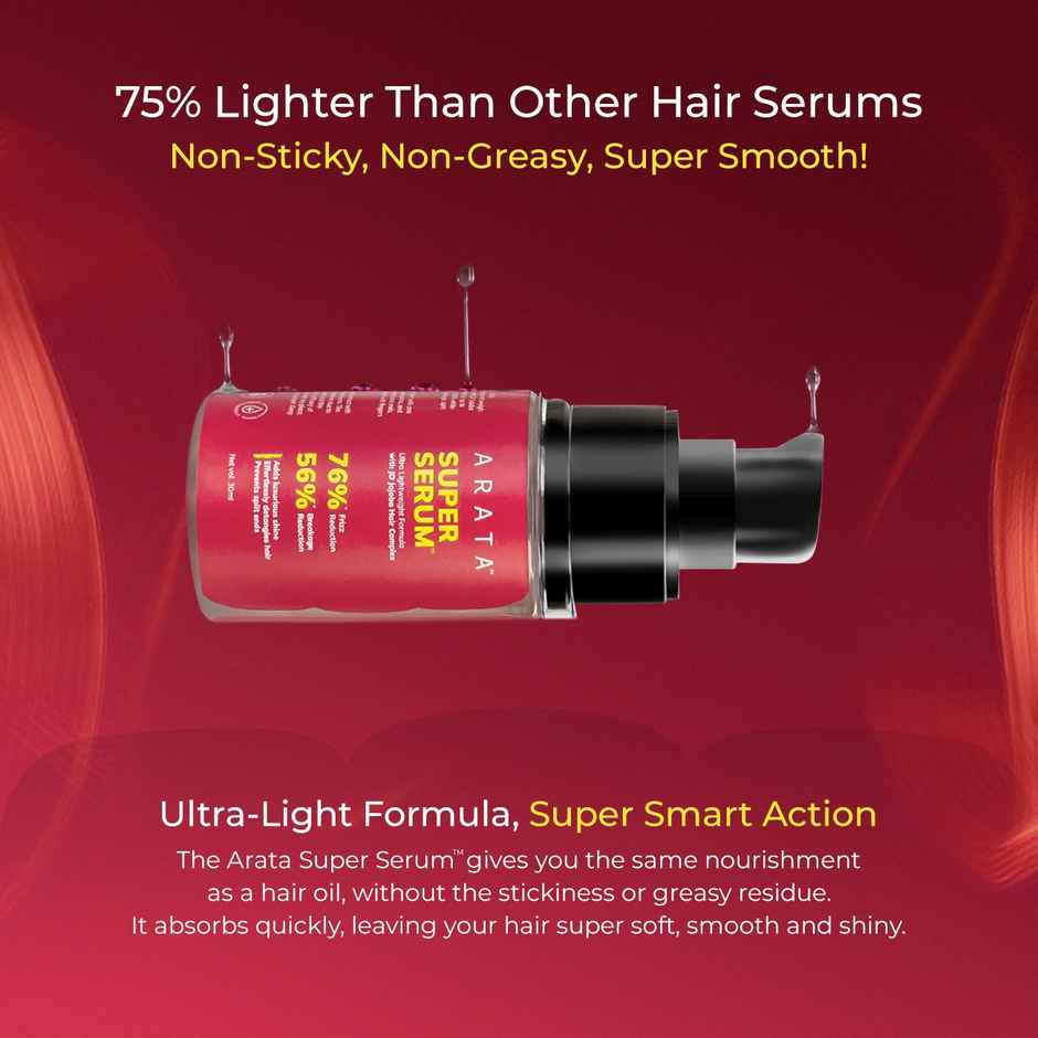 Arata Damage Defence Super Serum for Frizz Control