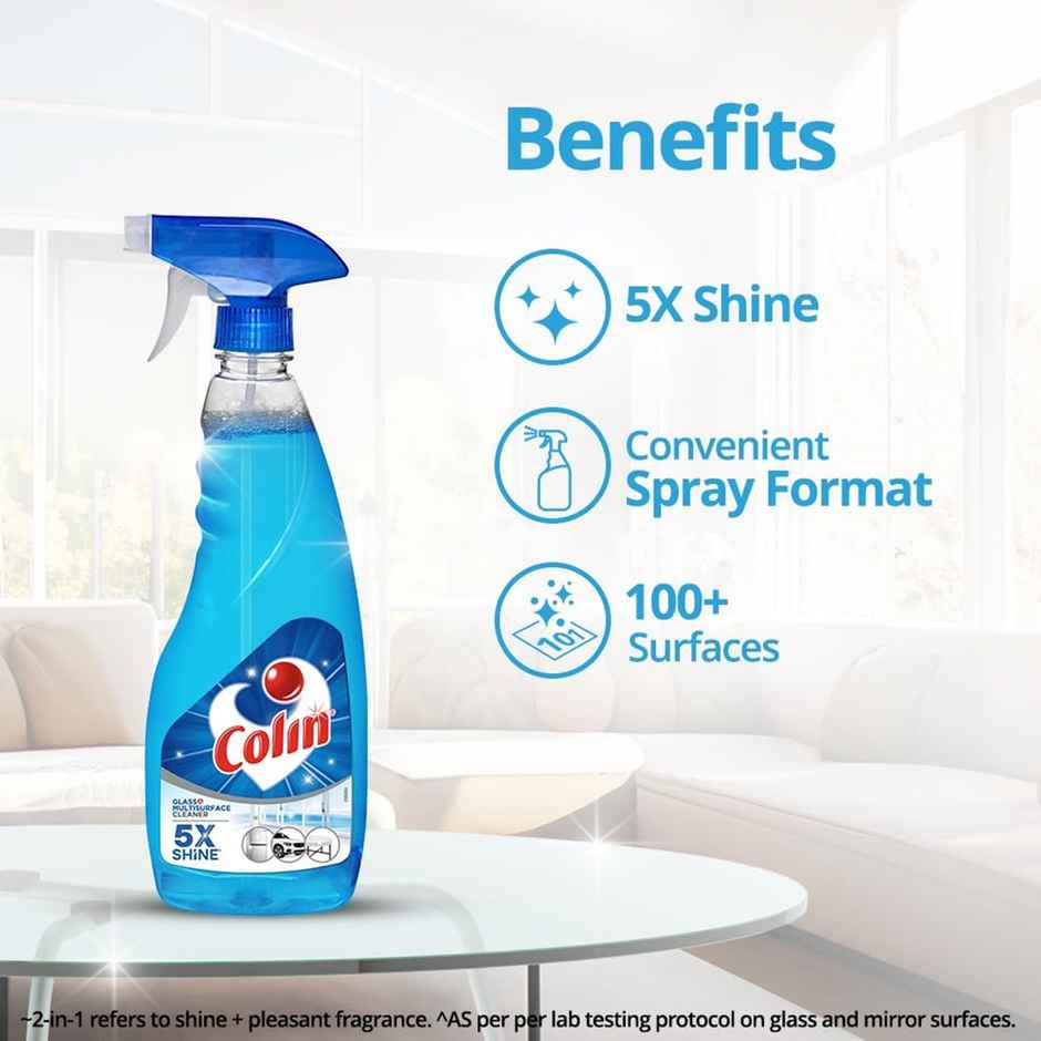 Colin Glass Cleaner & Surface Cleaner Liquid Spray
