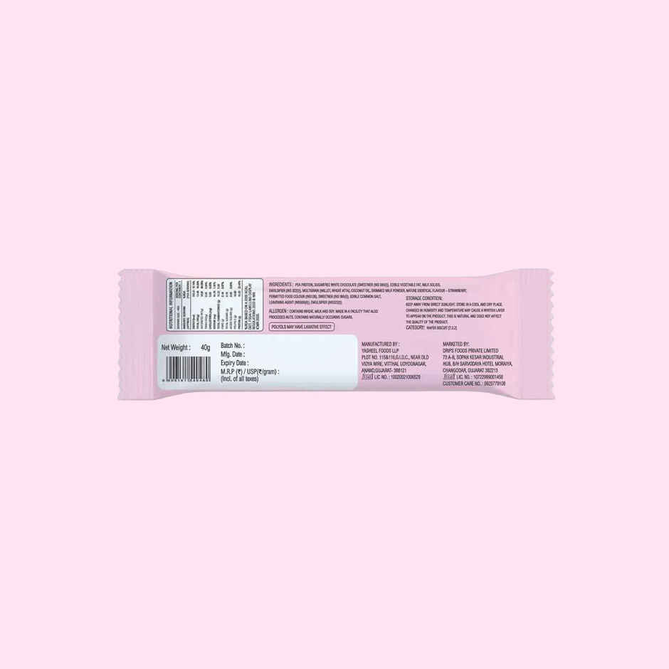 Stroom Strawberry Protein Wafer Bar