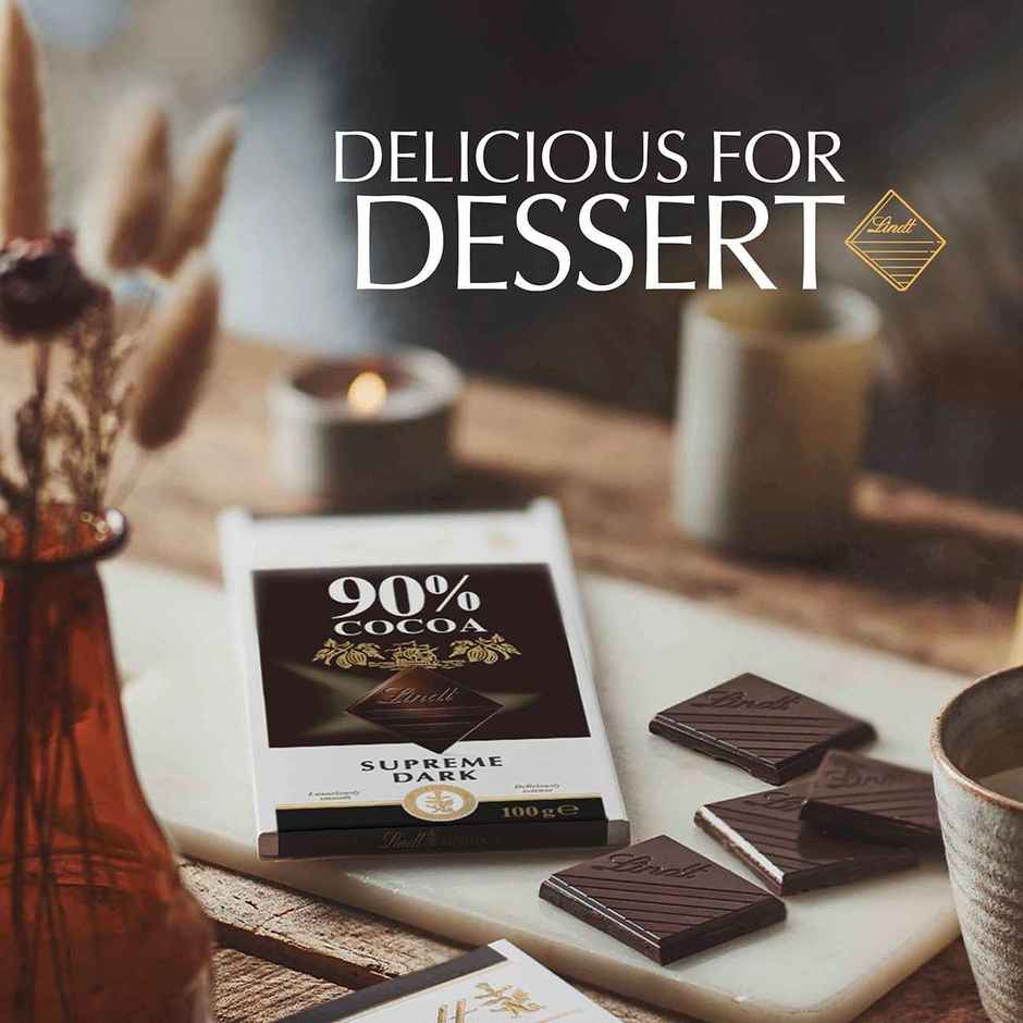 Lindt Excellence 90% Cocoa Supreme Dark Chocolate Bar