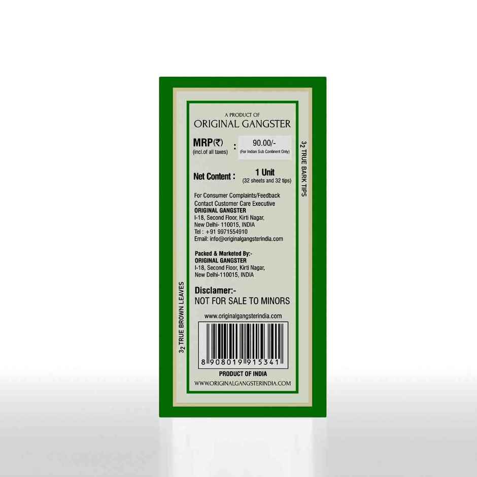 ORIGINAL GANGSTER Leaves With Brown Bark Tips | Original Brown