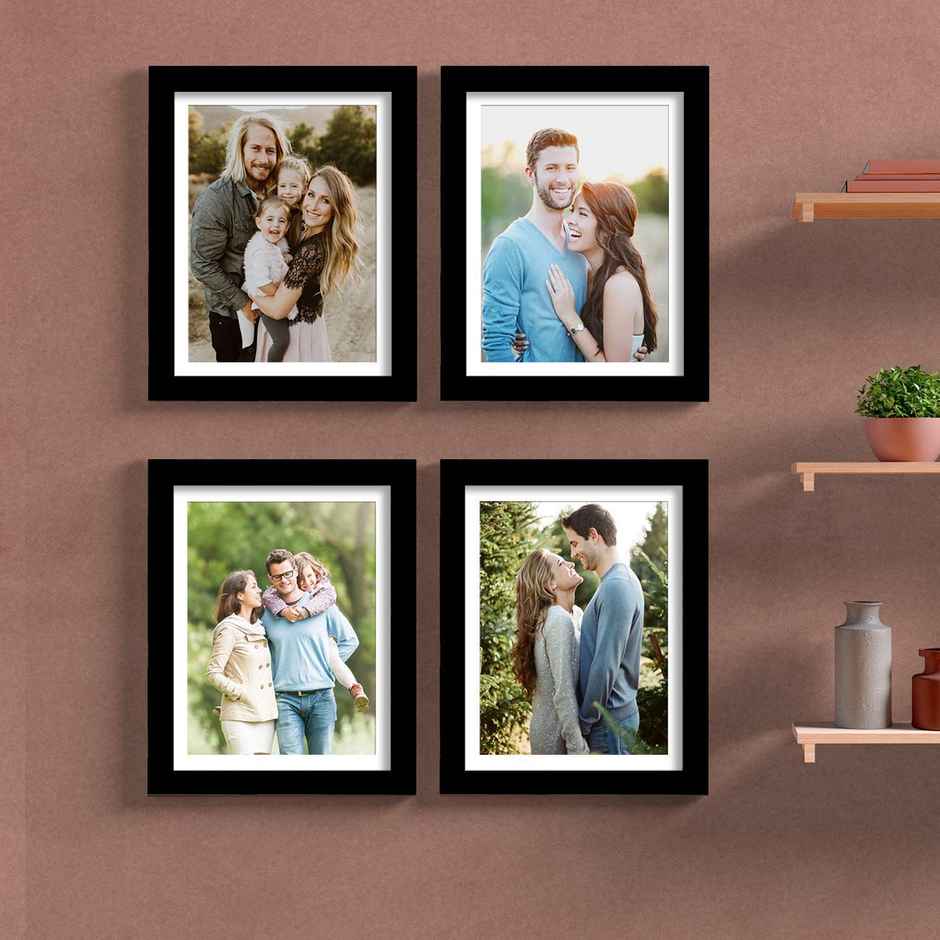 Perpetual Couple Photo Frames | Black