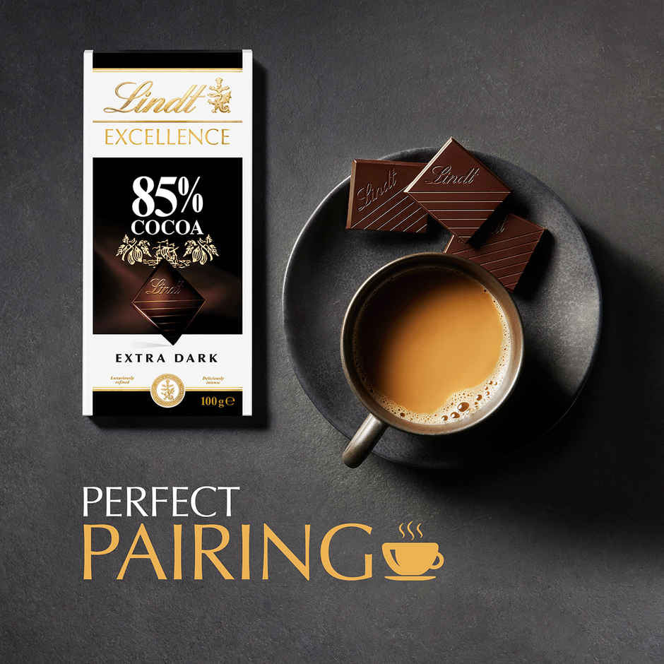 Lindt Excellence 85 % Cocoa Robust Dark Chocolate