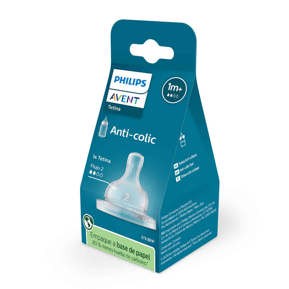 Philips Avent Anti-Colic Feeding Nipple | 3+ Months