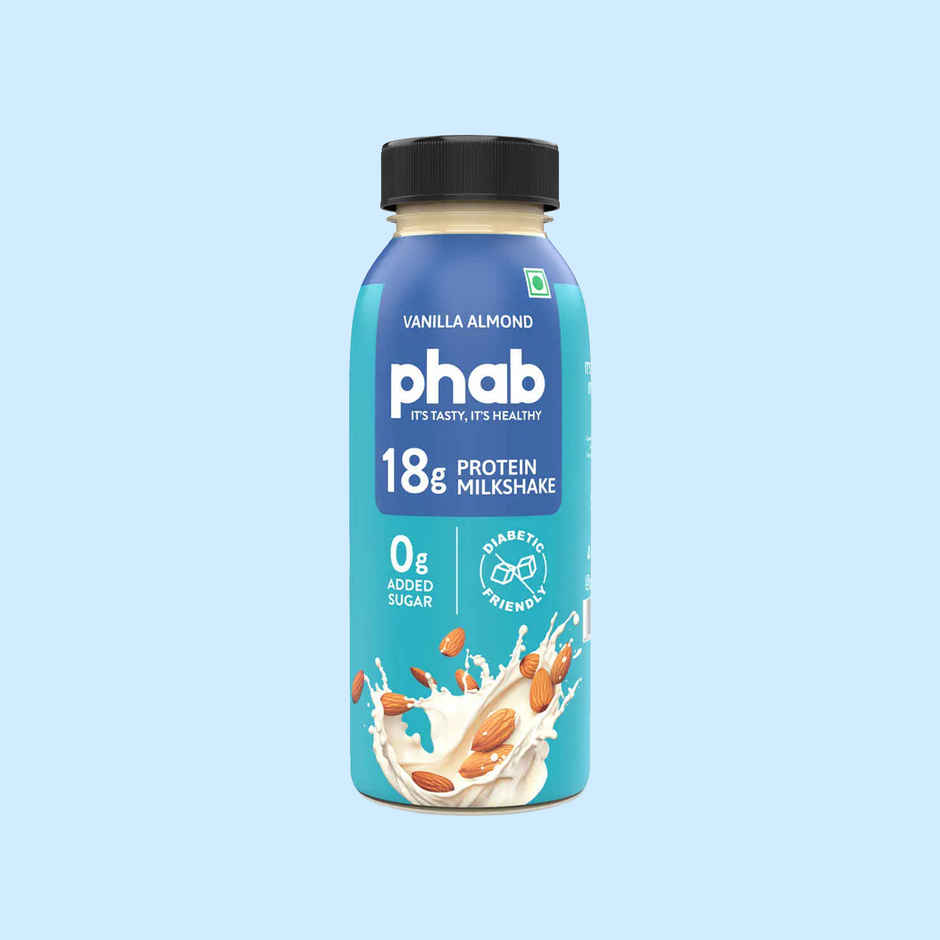 Phab Vanilla & Almond Milkshake 18g Protein Milkshake
