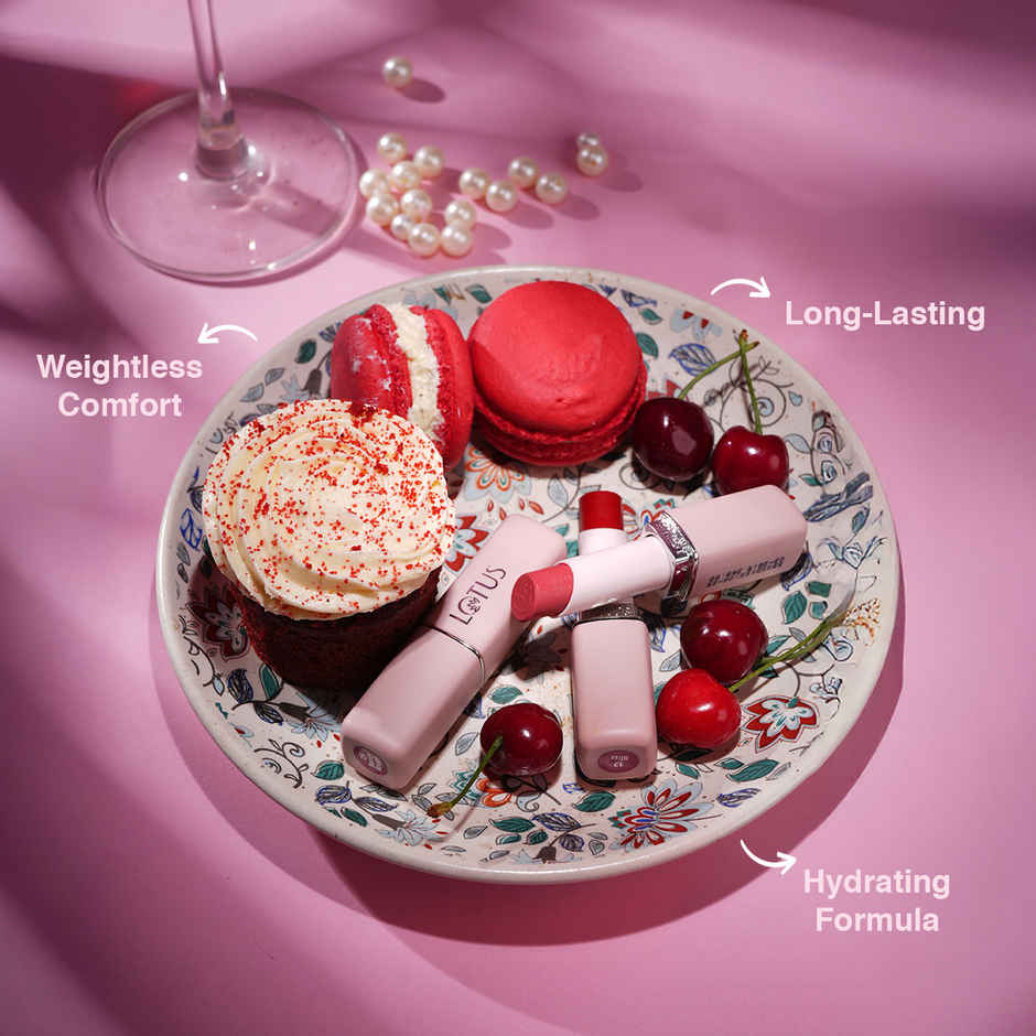 Lotus Make-Up Color X Matte Lipstick Rosewood-12| Long-Lasting| Bold | Highly Pigmented