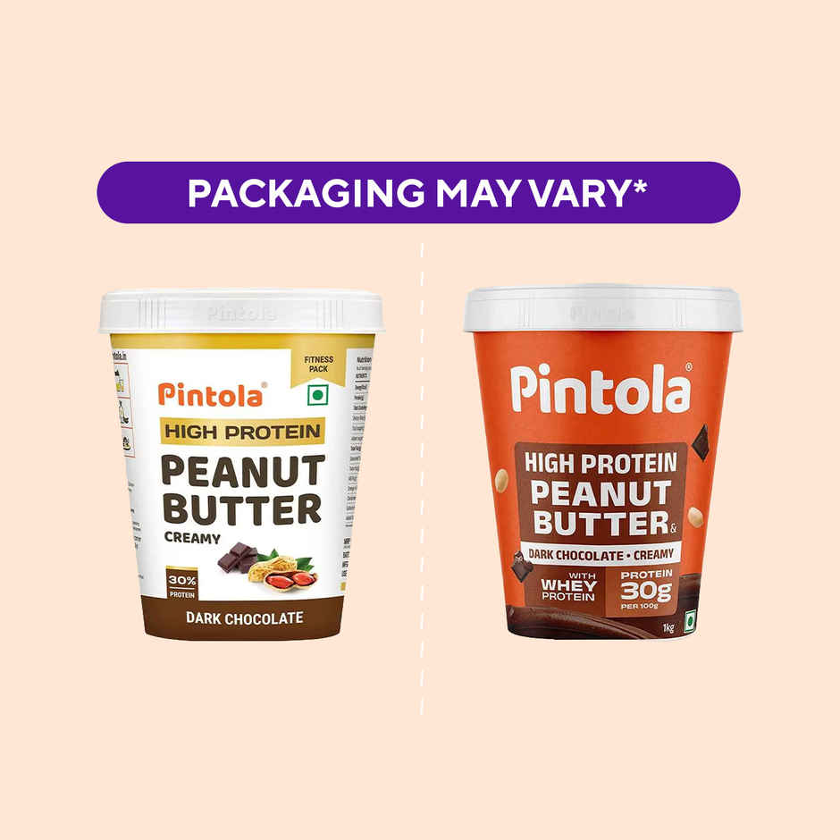 Pintola High Protein Dark Chocolate Peanut Butter - Crunchy