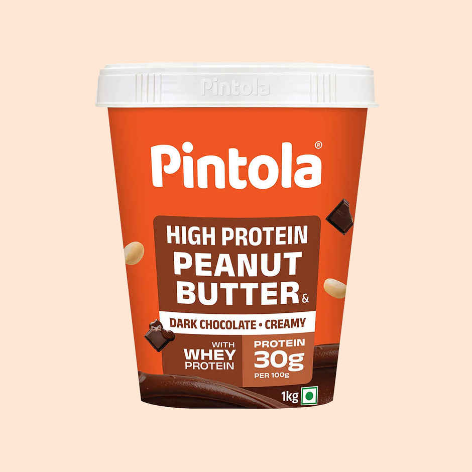 Pintola High Protein Dark Chocolate Peanut Butter - Crunchy