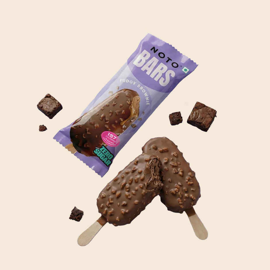 NOTO Fudgy Brownie Sugar Free, Guilt Free Bar