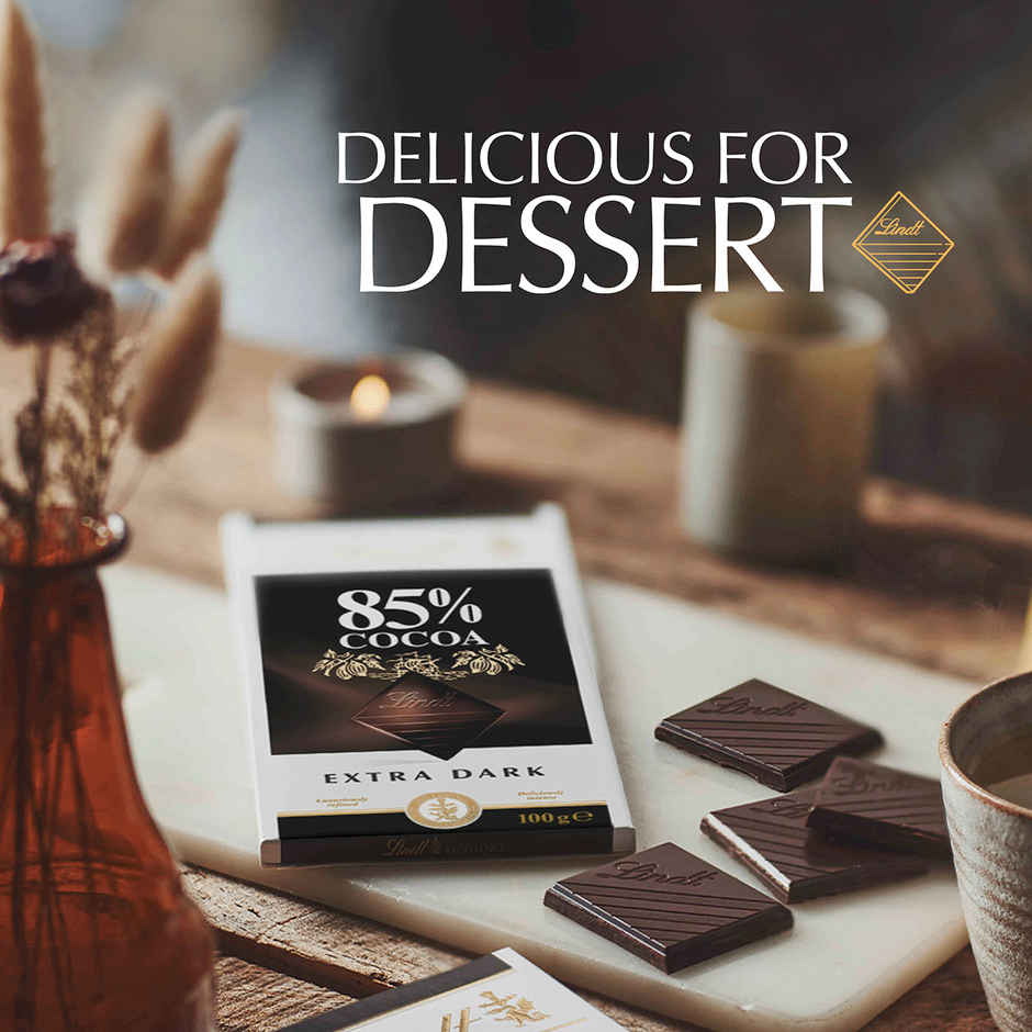 Lindt Excellence 85 % Cocoa Robust Dark Chocolate
