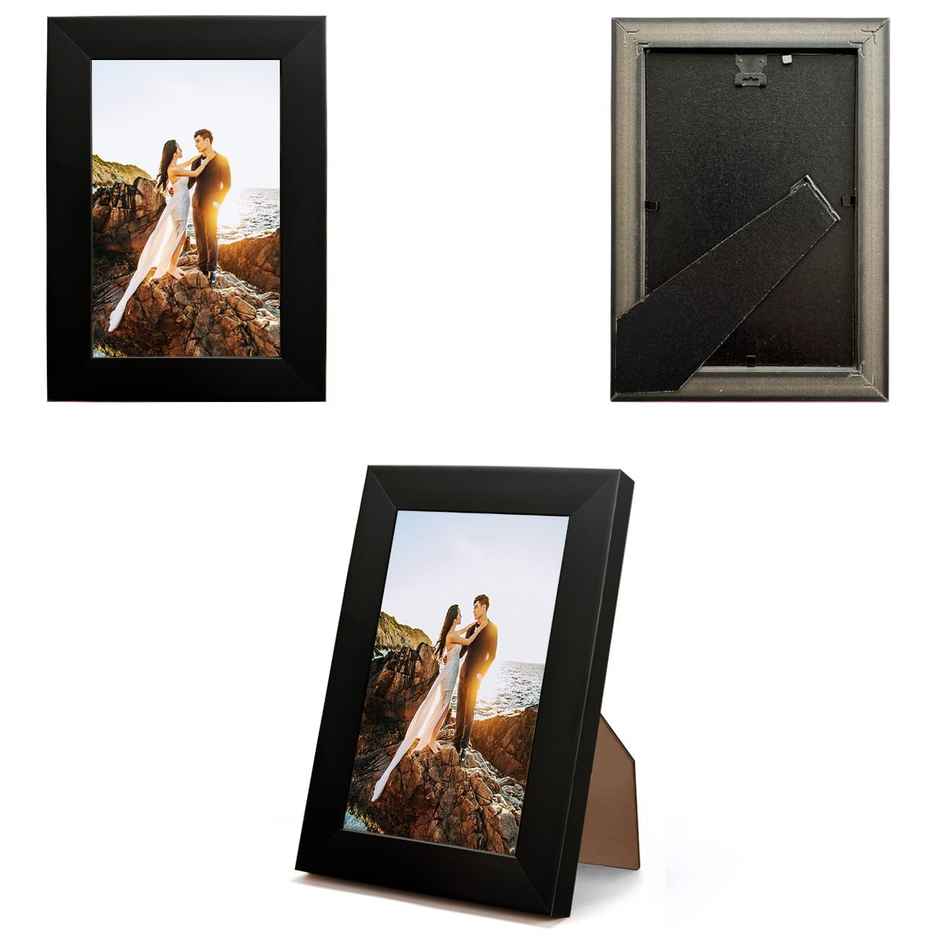 Art Street Synthetic Table/Wall Photo Frame for Home Decor | Table Top | 4 x 6 Inch | Black