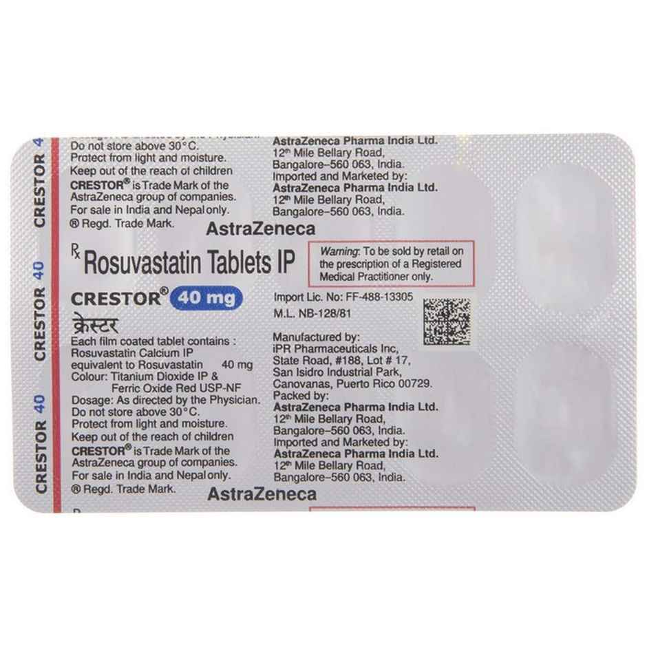Crestor 40mg Tablet