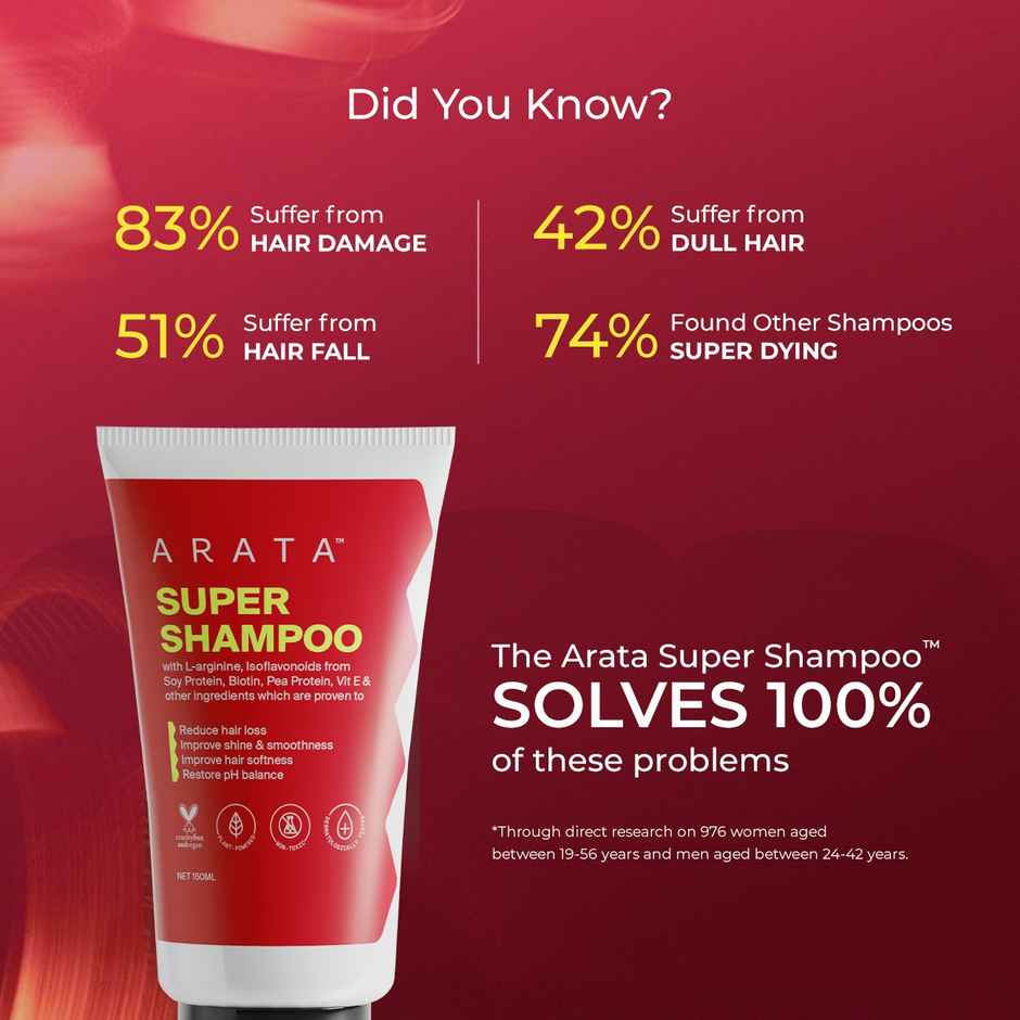 Arata Super Shampoo For Hair Fall Control