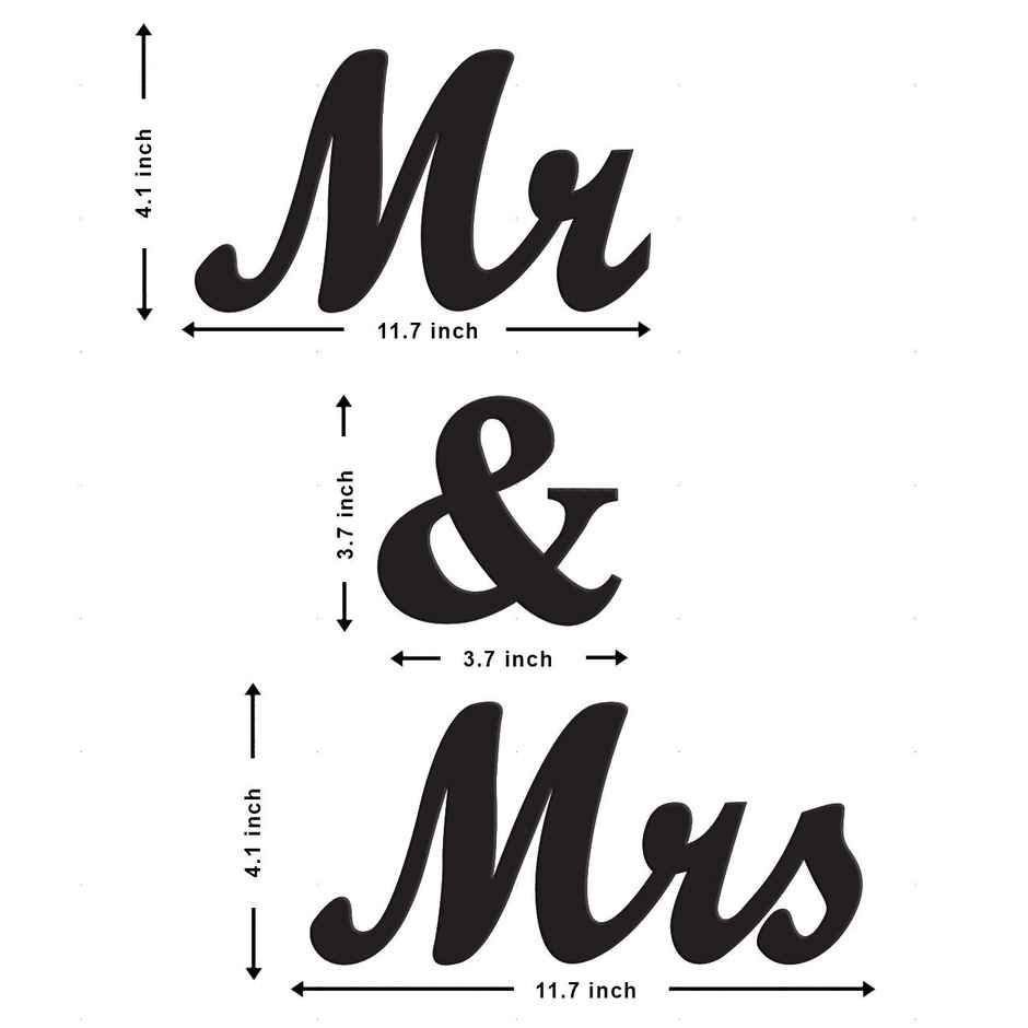 Art Street Mr & Mrs MDF Wall Plaque