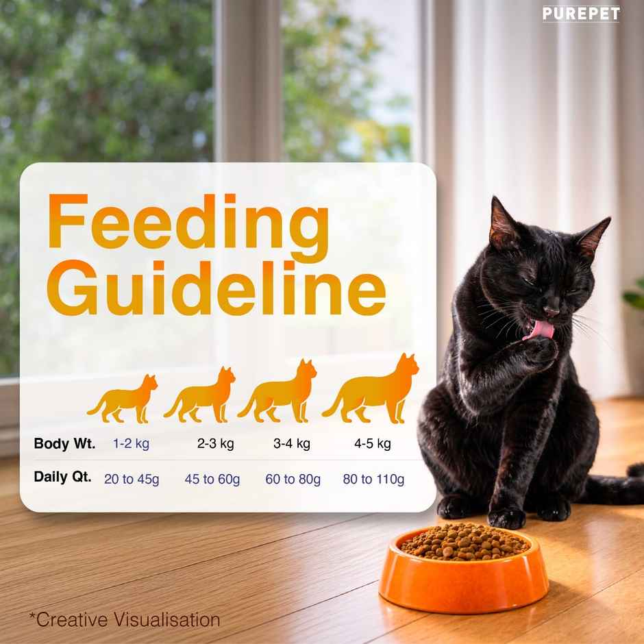 Purepet Adult Dry Cat FOOD Real Chicken