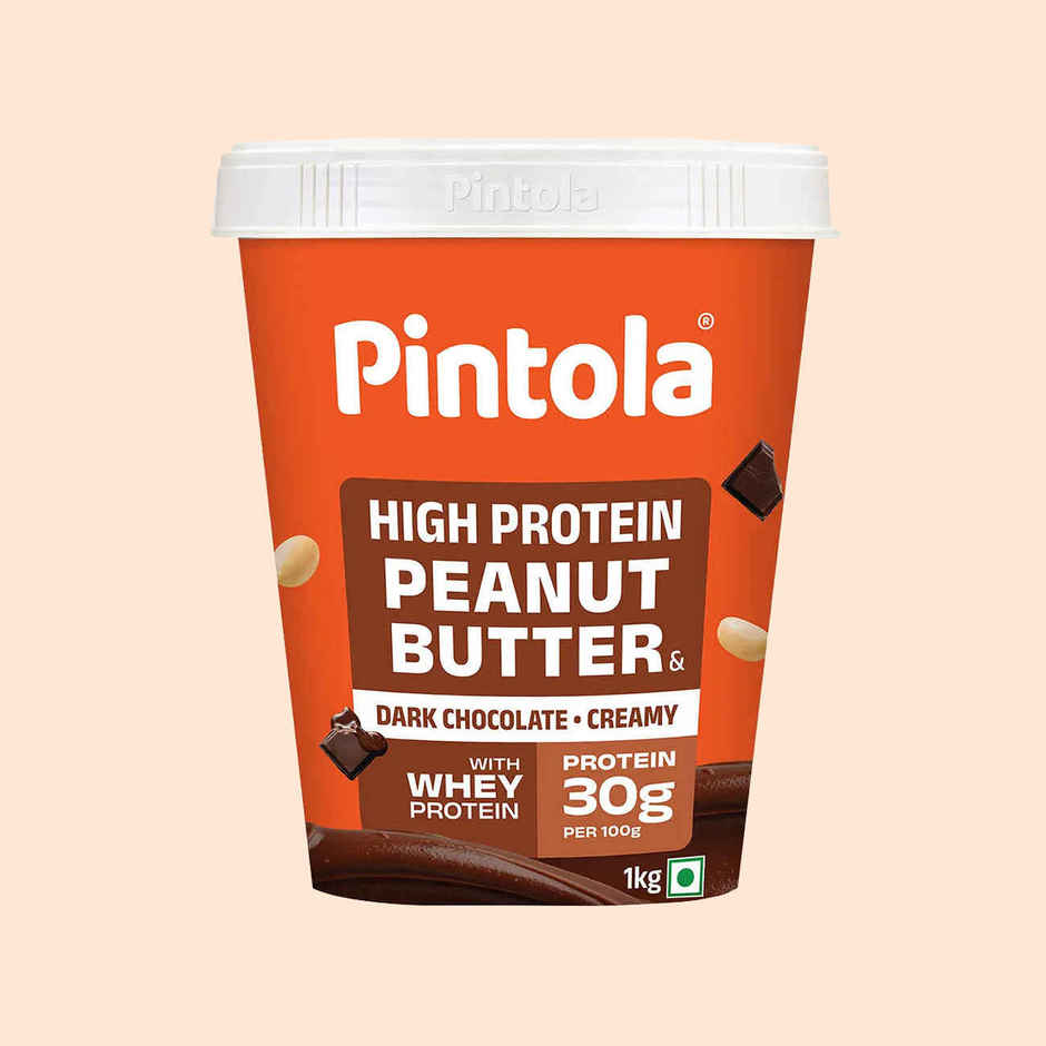 Pintola High Protein Dark Chocolate Peanut Butter - Crunchy