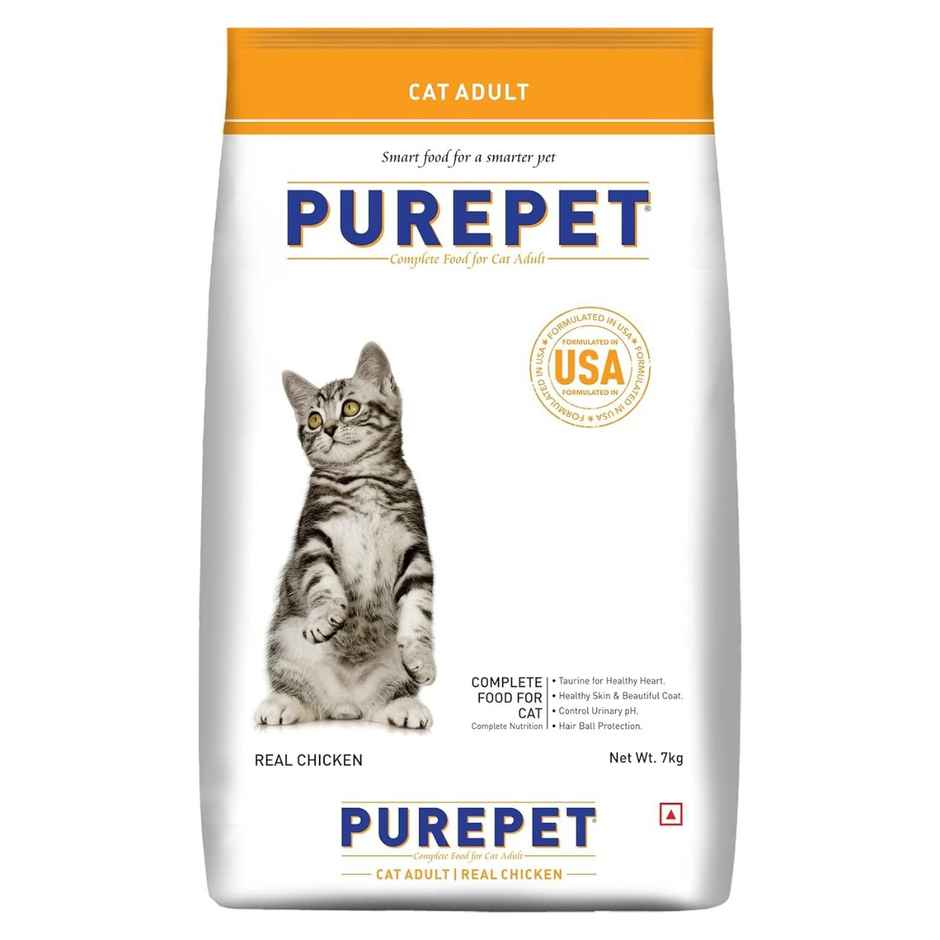 Purepet Adult Dry Cat FOOD Real Chicken