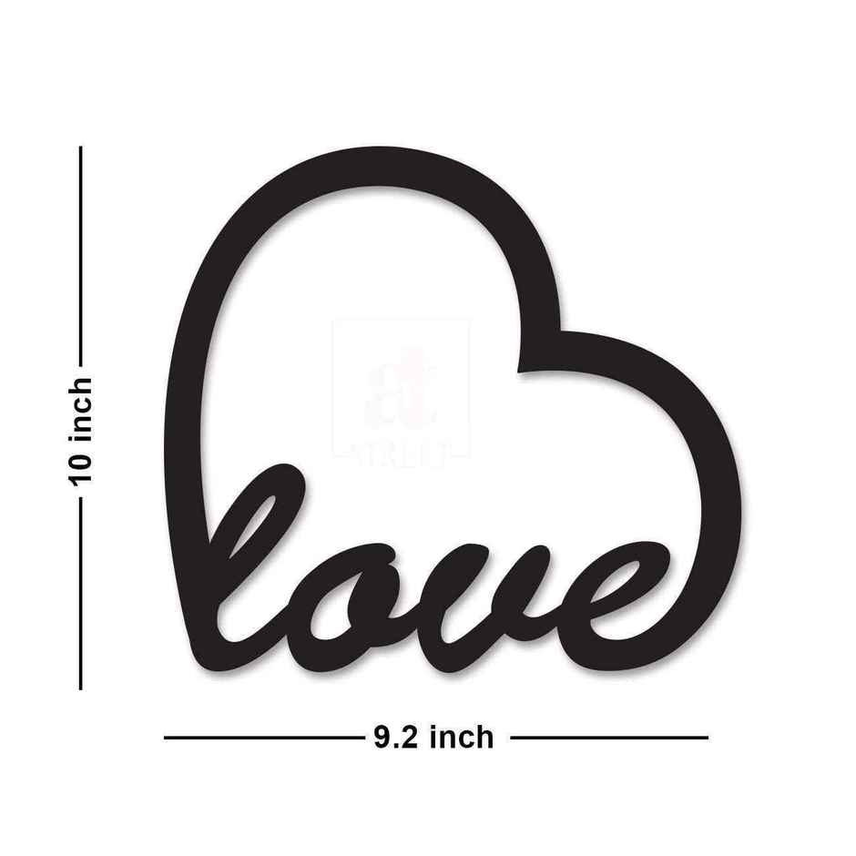 Art Street Love MDF Wall Plaque
