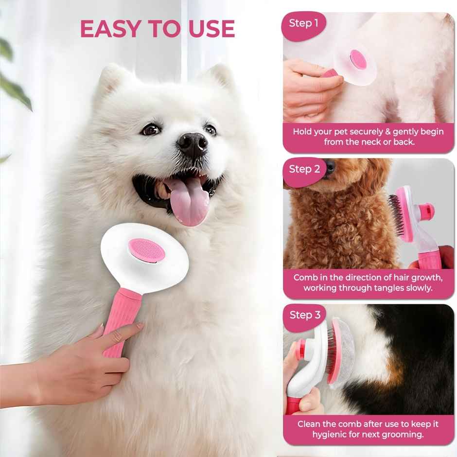 Petoska Comb for Pets Pink