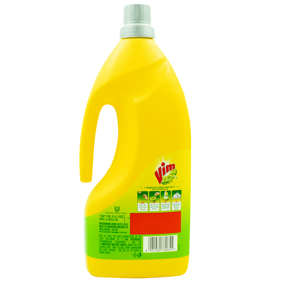 Vim Lemon Dishwash Liquid Gel