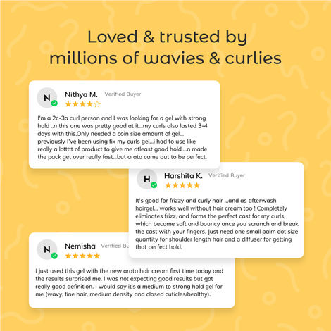 Arata Curl Hair Gel (Definition & Hold)