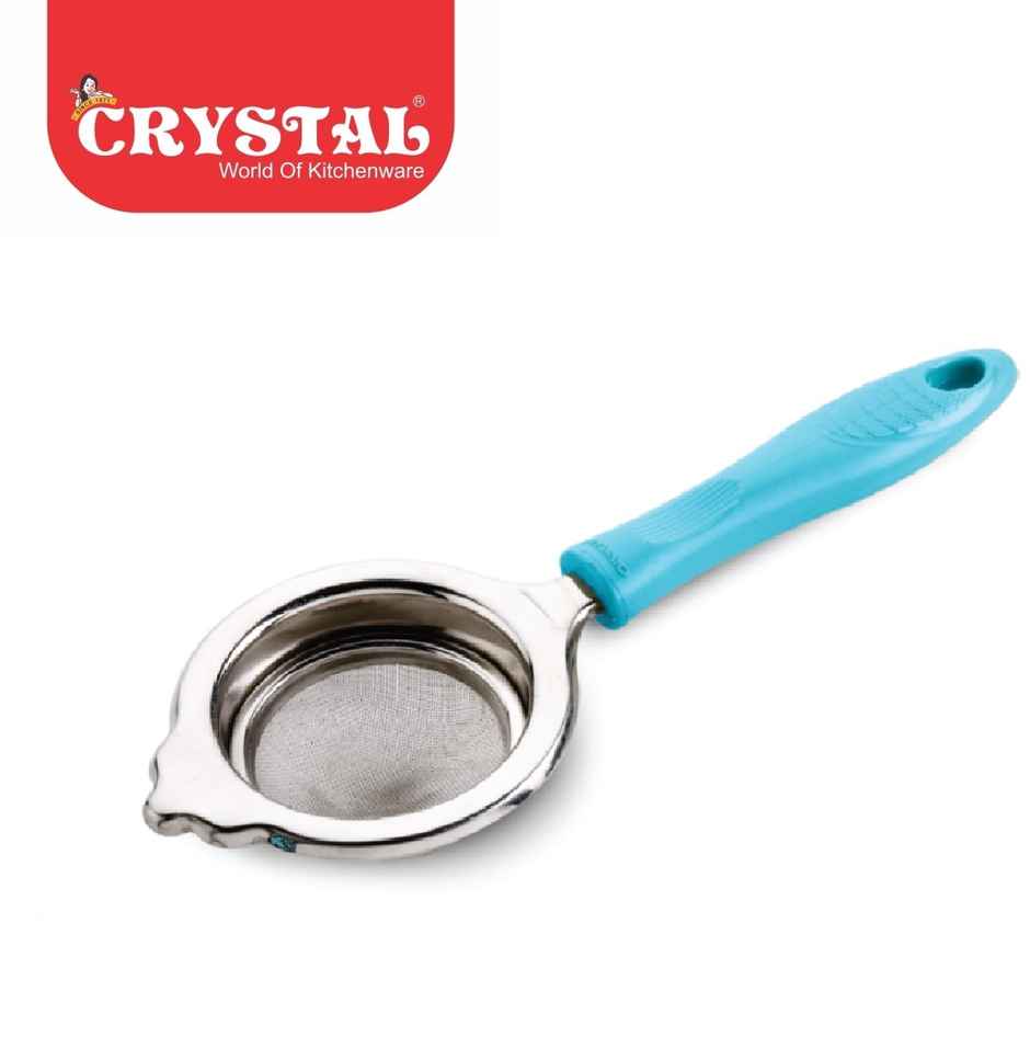 Crystal Stainless Steel Small Strainer, Color May Vary