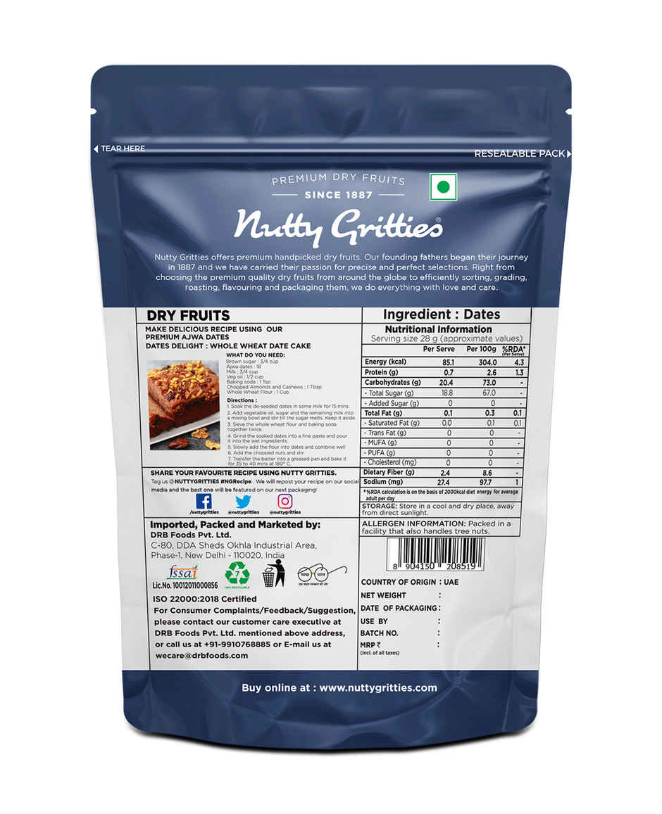 Nutty Gritties Ajwa Dates