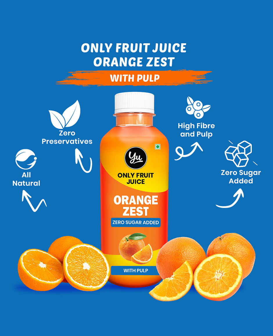 Yu Orange Juice with Pulp - Only Fruit Juice