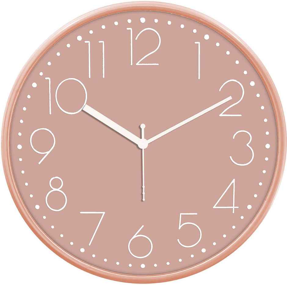 Bosco Modern Silent Rose Gold Dial and Frame 30 CM Wall Clock BWC 1806