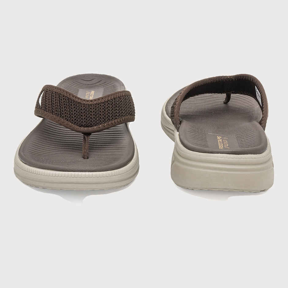 Red Tape Casual Thongs For Men | Relaxing Slip-On Support | Brown | Size 9