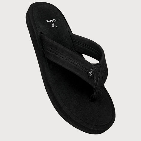 Yoho Men Slippers Bubbles | Classic Black | UK 8