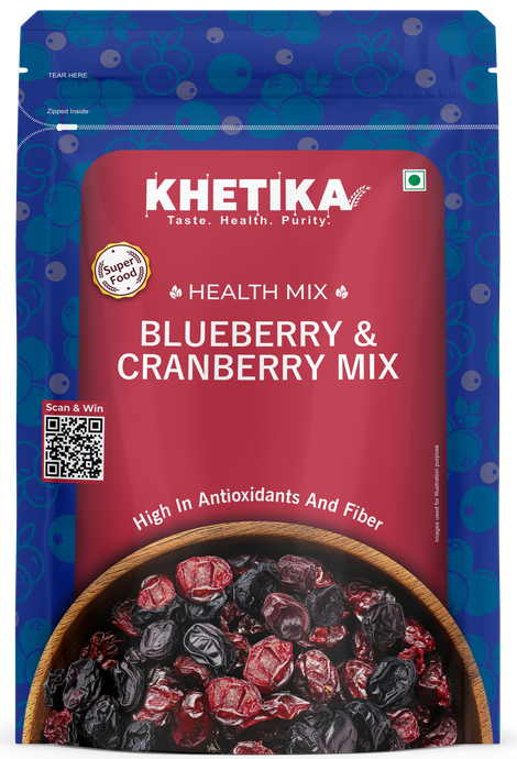 Khetika Premium Cranberry and Blueberry Mix