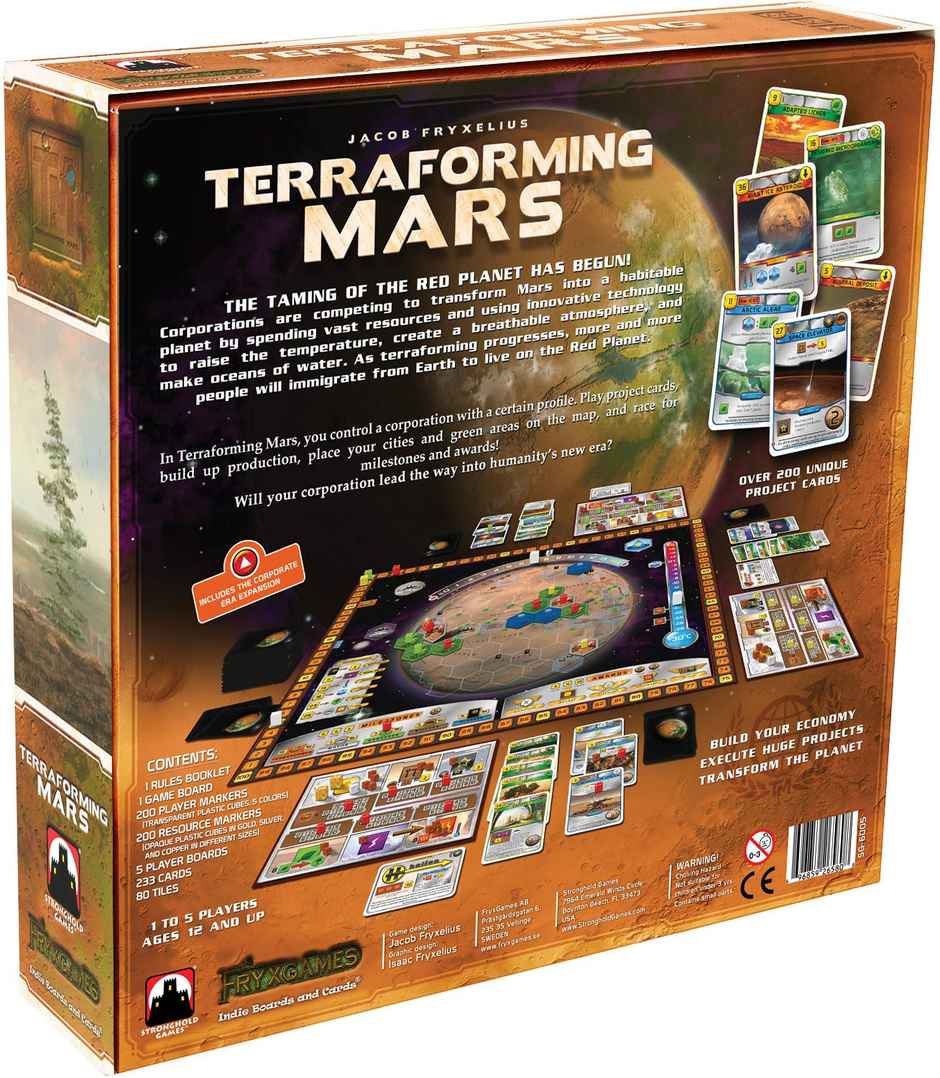 Awestuffs Terraforming Mars Board Game Award Winning Strategic Space Adventure Family Game Night
