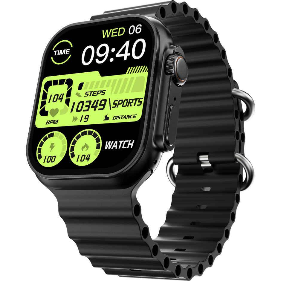 Fire-Boltt DAPPER | 2.1" AMOLED Display | BT Calling - Black