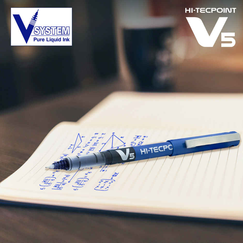 Pilot V5 Roller Pen (Blue) -2 Pieces