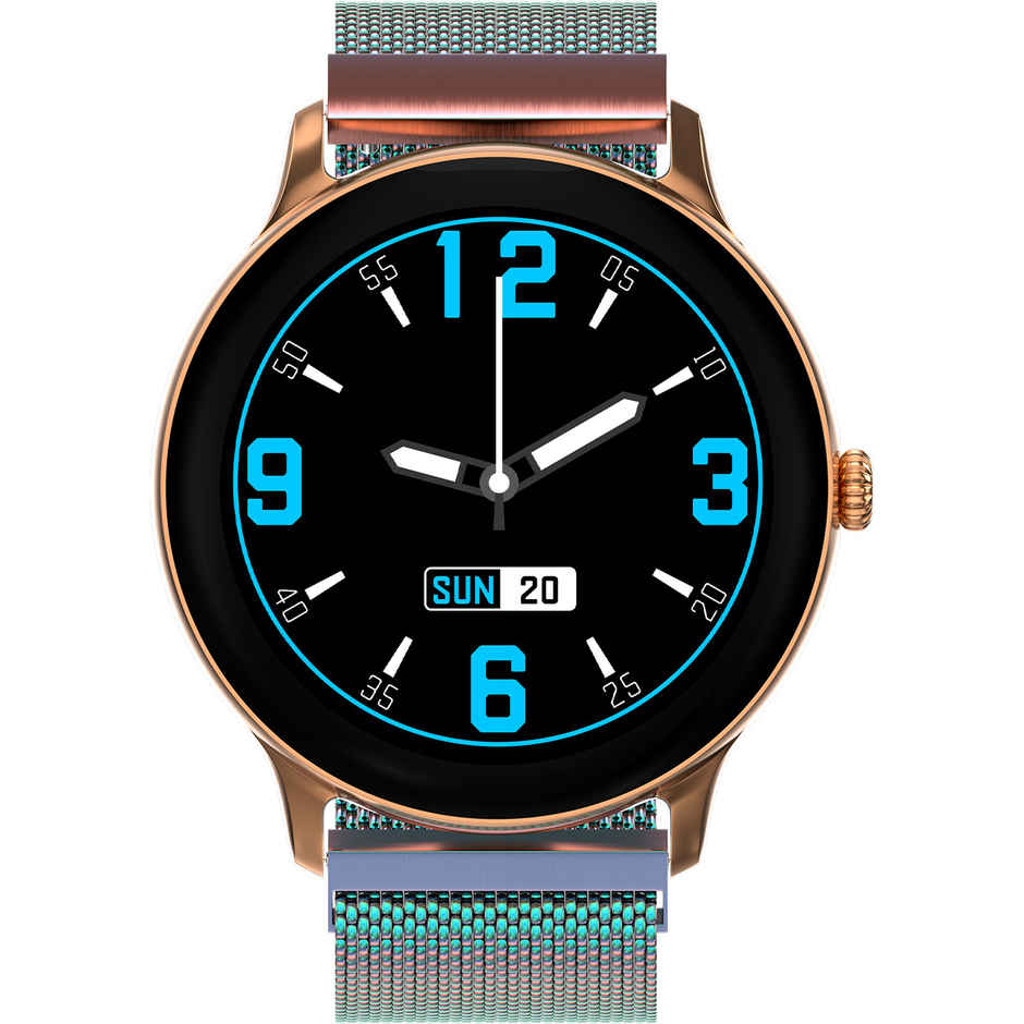 Fire-Boltt Ninja Talk Smartwatch | 1.69" Display | BT Calling - Steel Rainbow