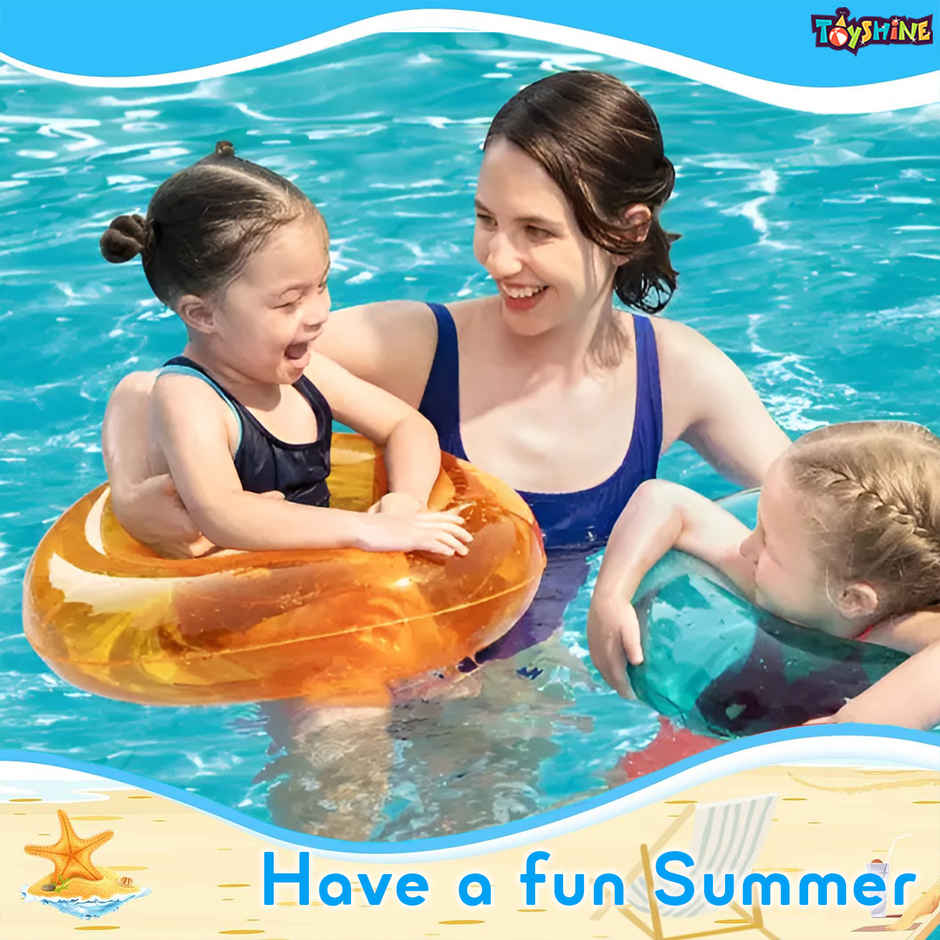 Toyshine Pool Rings, Baby Pool, Swimming Rings for Kids, Inflatable Tubes - 20 in
