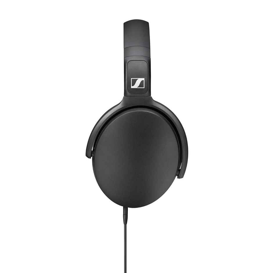 Sennheiser HD 400s Wired Over The Ear Headphone with Mic- Black, Designed In Germany, 2 Yr Warranty