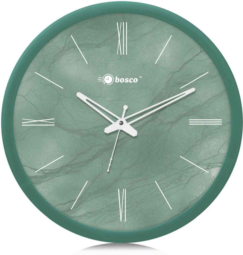Bosco Modern Silent Sage Green Frame 30 CM Wall Clock BWC 1643