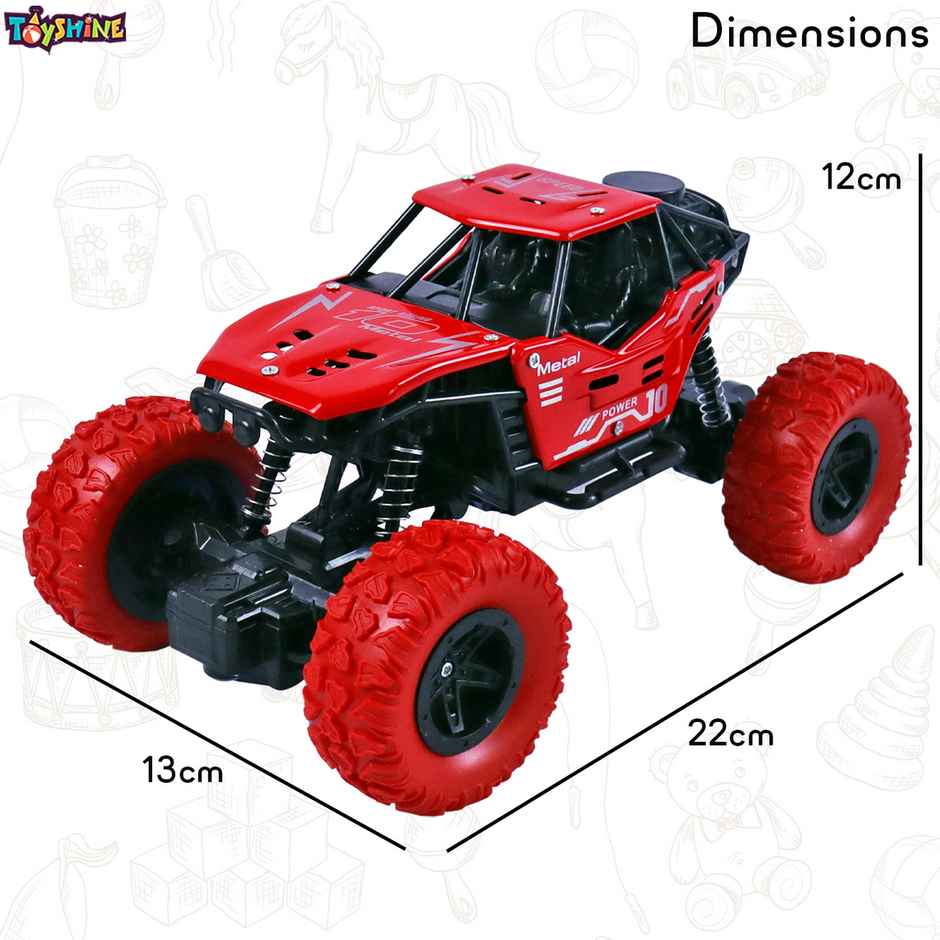 Toyshine 1:16 Scale 27Mhz Smoke Rock Crawler Monster Rc Truck | Assorted