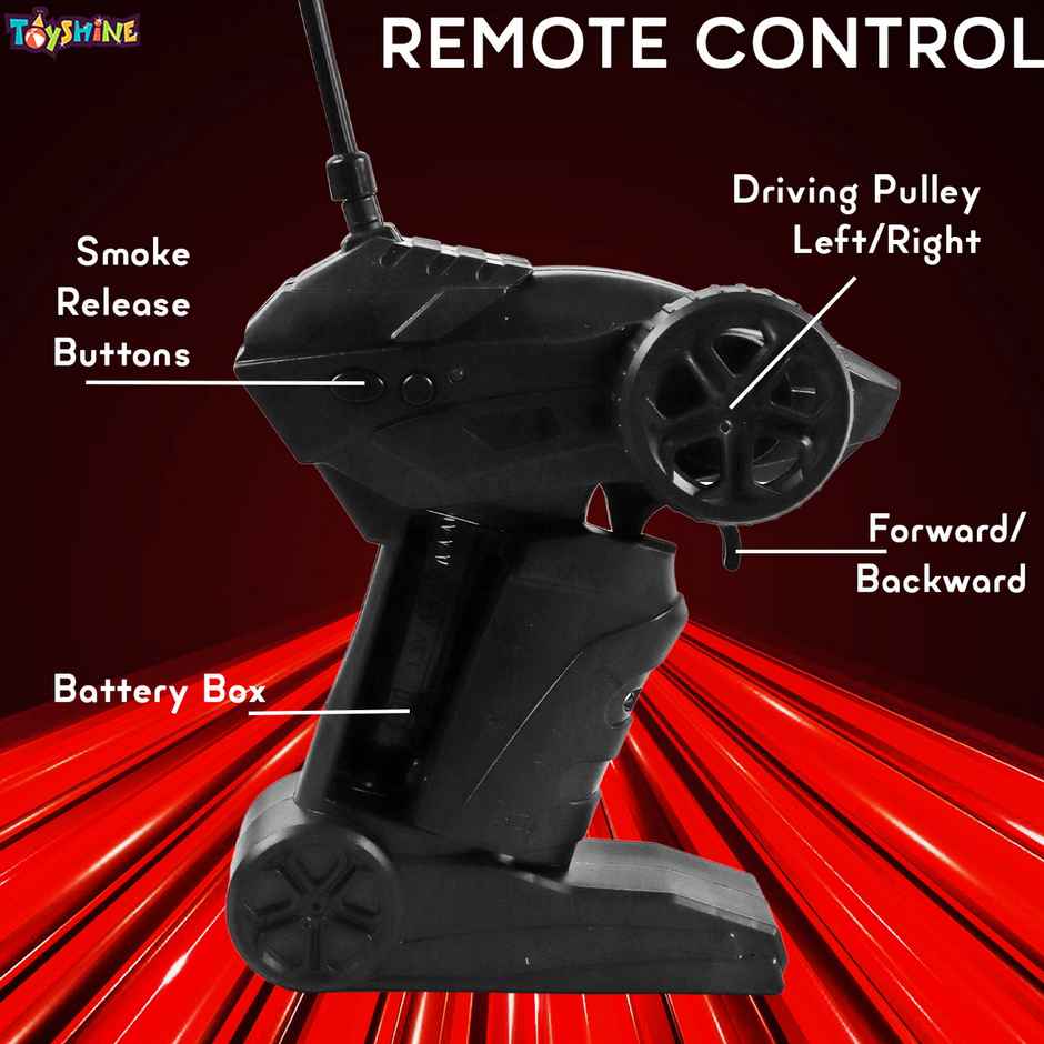 Toyshine 1:16 Scale 27Mhz Smoke Rock Crawler Monster Rc Truck - Assorted