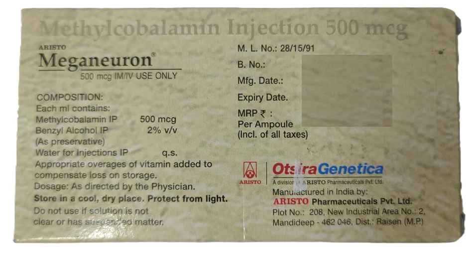 Meganeuron 500mcg Injection