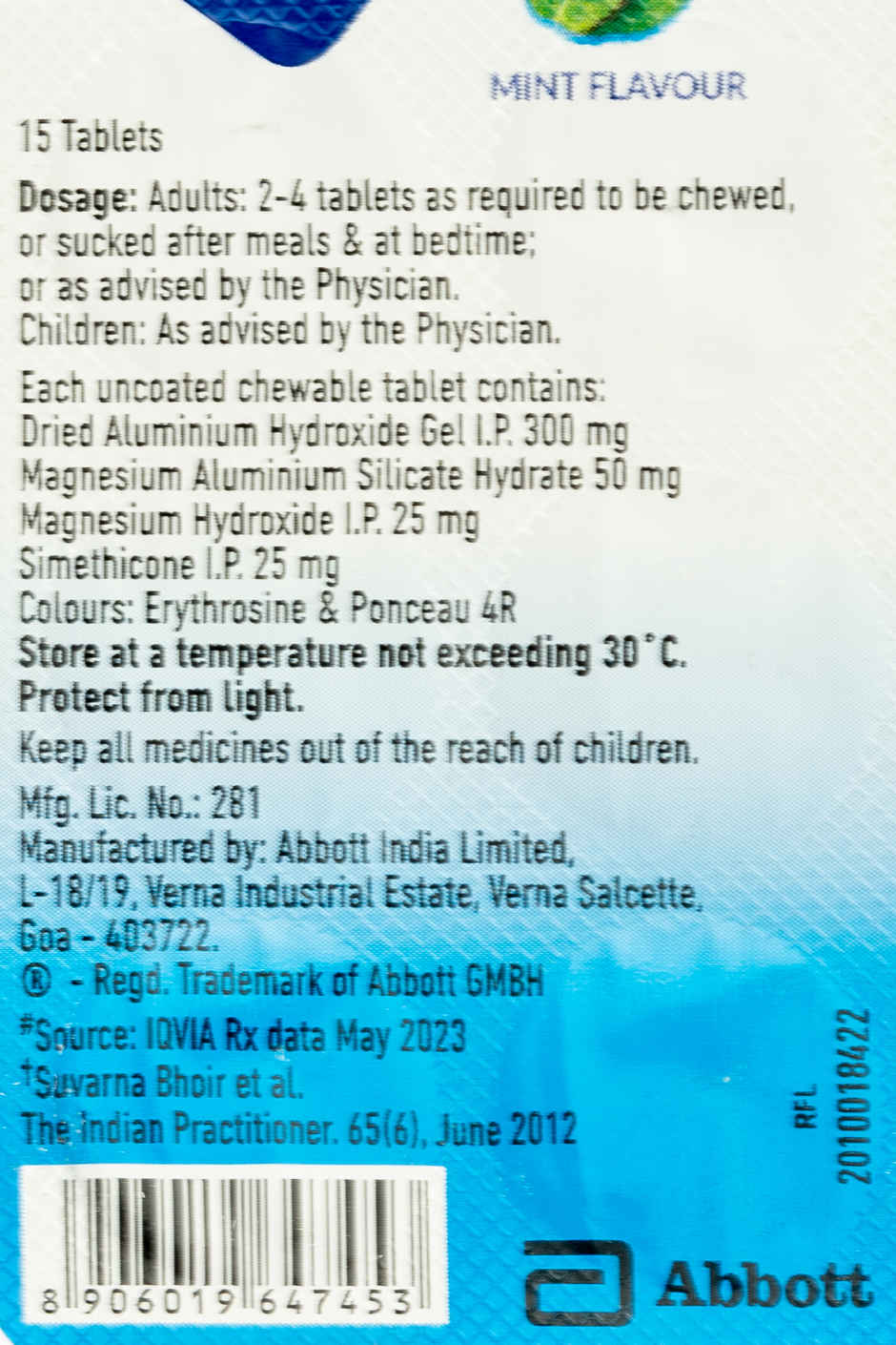 Digene Mint Flavour Tablets Combo