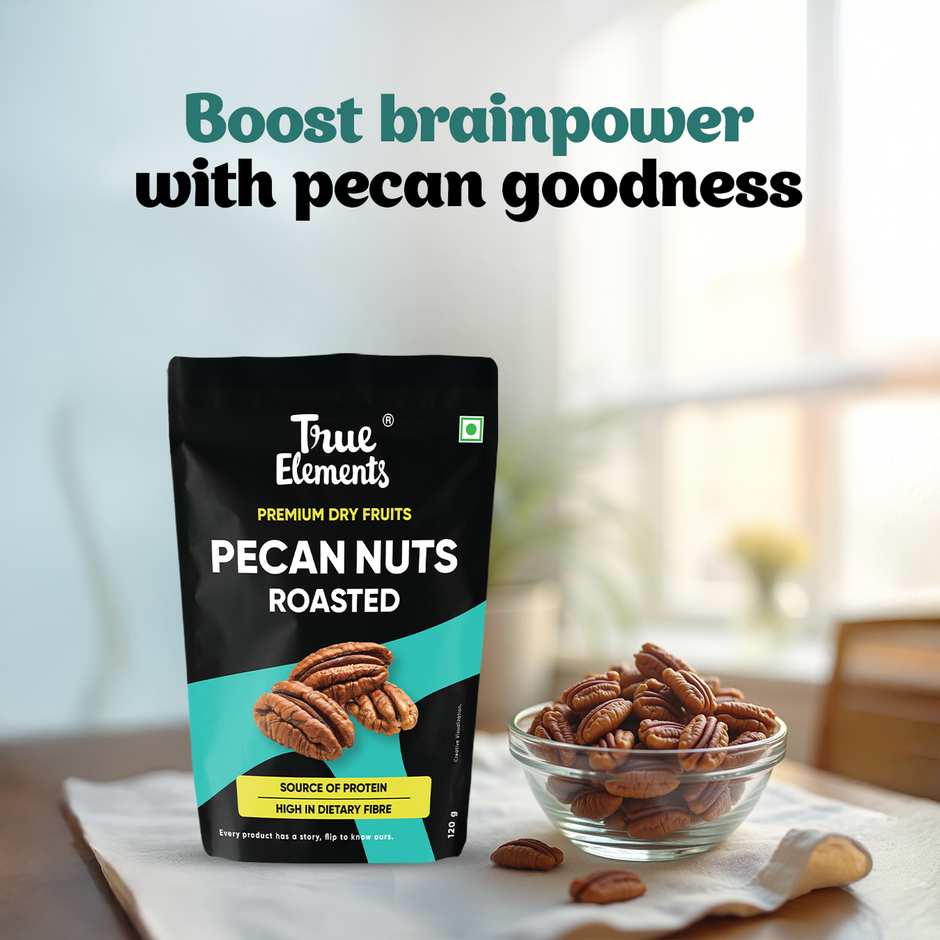 True Elements Roasted Pecan Nuts