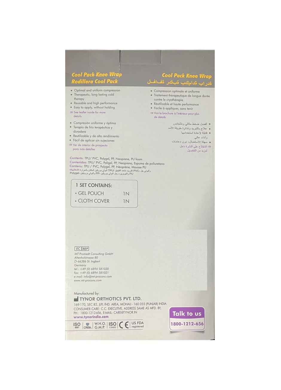 Tynor  I 02 Cool Pack Knee Wrap Black Universal