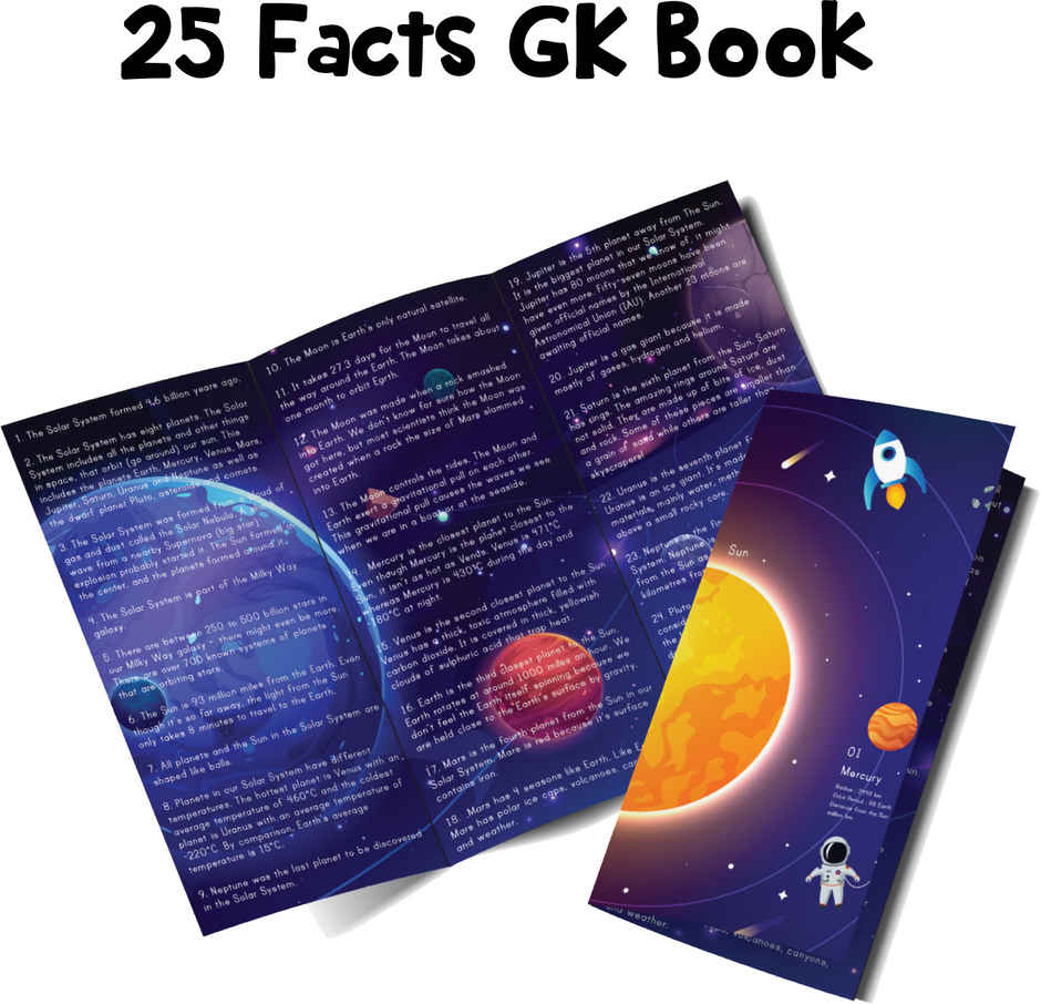 Play Panda Solar System Puzzle with 60 Pieces & 25 GK Facts