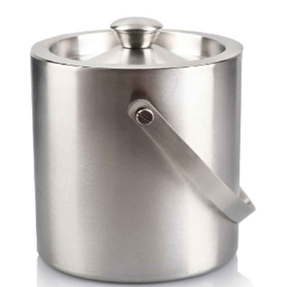 Soham Housewares Stainless Steel Ice Bucket 1.5 L